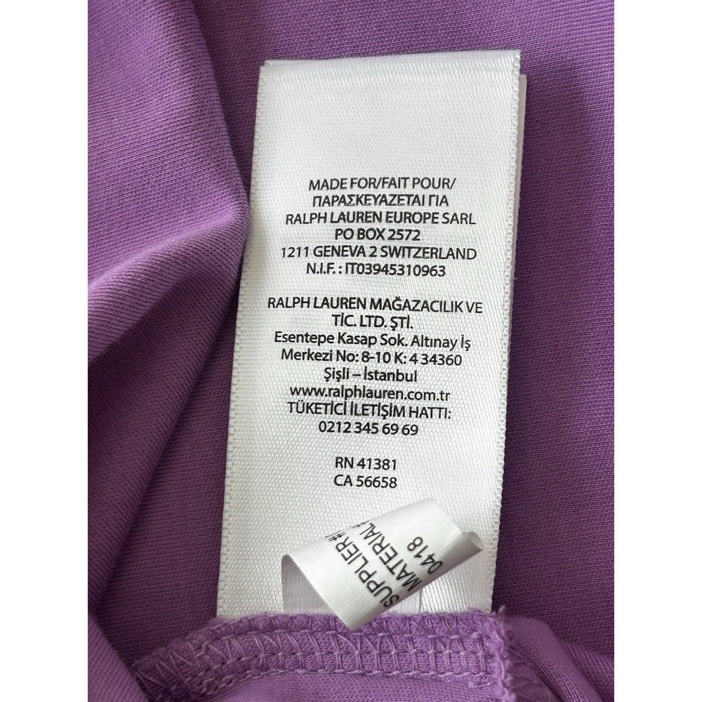 Polo Ralph Lauren‎ Classic Fit Purple Polo Shirt Mens XL Short Sleeve Cotton - Picture 9 of 11